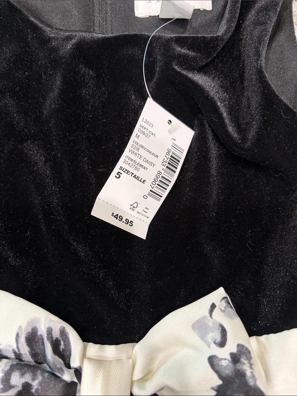 The Childrens Place velvet black